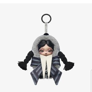 Skullpanda X Wednesday Plush (Nevermore Acadamy Uniform Version)